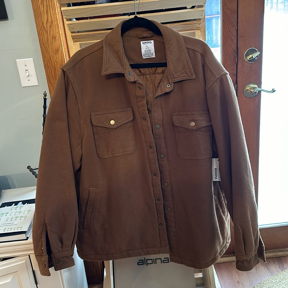 NWT Men’s Lined Shirt Jacket